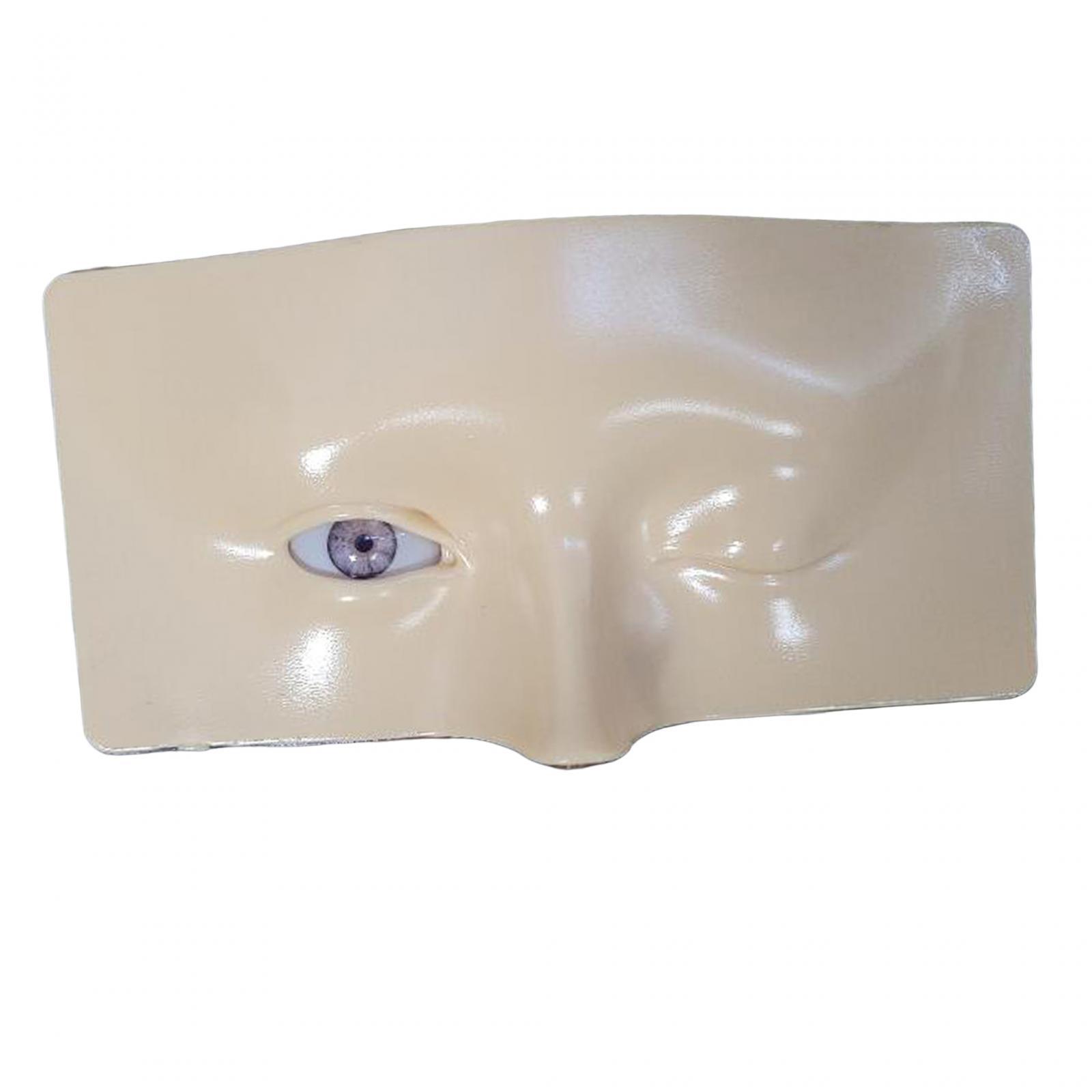 Ioensy - Práctica De Maquillaje De Ojos Accesorio Facial Para Principiantes Maquilladores Profesionales Blanco