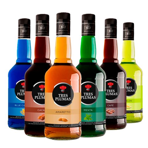Tres Plumas - Caja X6 Mix Licores