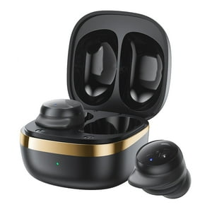 Aaronmei Auriculares Inalámbricos Mini Tws Bluetooth 5.2 Negro