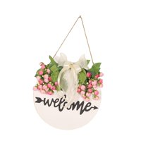 Bothyi - Adorno Colgante Para Puerta De Entrada, Corona De Bienvenida Para El Hogar, Vacaciones, Patio, Porche