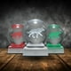 thumbnail image 2 of Bola de Cristal LED RGB Diseños 3D Multicolor Lobo, 2 of 3
