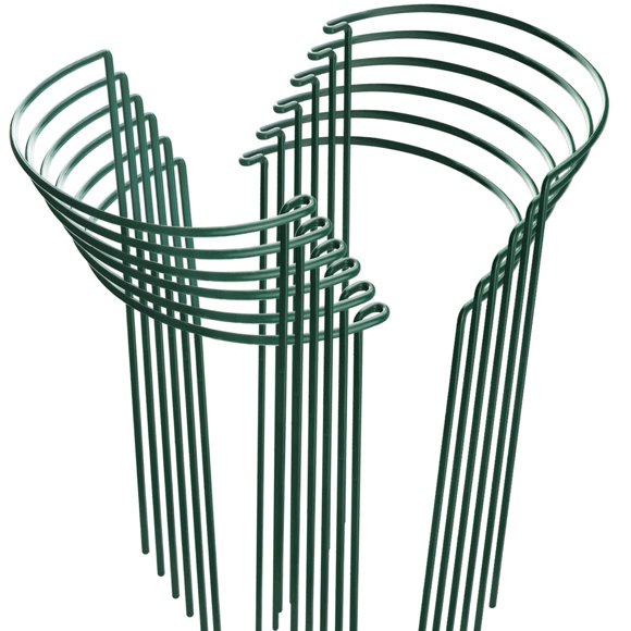 HiGift 12 soportes metálicos para plantas de 25 x 40 cm