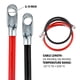thumbnail image 3 of Juego de cables inversores de batería Cartman 4 AWG 18 cm para coche y camión, 3 of 8