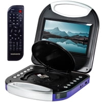 Reproductor Portátil De Dvd/Cd Magnavox Mtft750-Pl De 7 Pulgadas, Morado