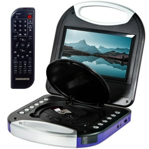 Reproductor Portátil De Dvd/Cd Magnavox Mtft750-Pl De 7 Pulgadas, Morado