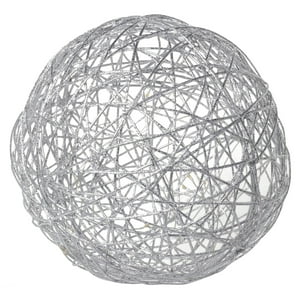 Mallorca - Esfera Luminosa Luces Led Silver