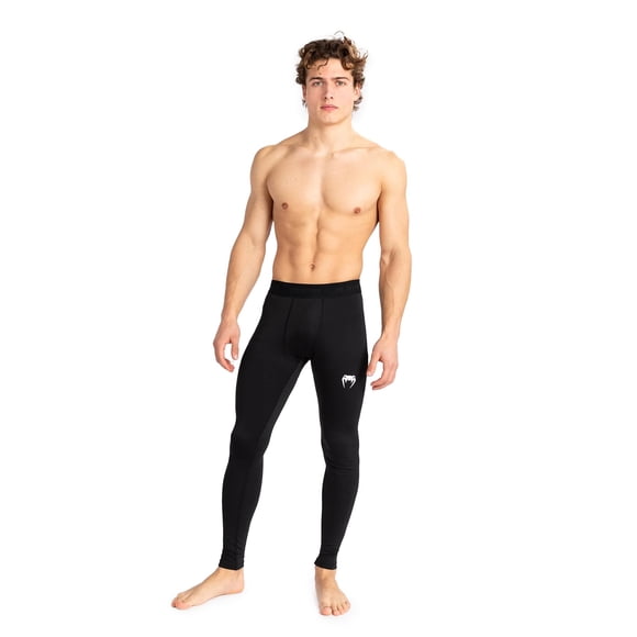 Pantalones Venum Contender Spats de Compresión para Hombre - Negro