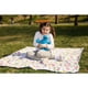 thumbnail image 2 of Seguridad del Bebé Manta Picnic y Playa Impermeable Infantil Animalitos Rosa, 2 of 5