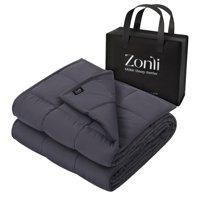 Manta Pesada Zonli Queen, Tamaño 60 X 80, 10 Kg, Gris Oscuro