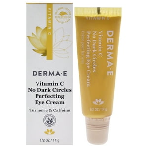 Derma-E - Crema Para Ojos Perfeccionadora Sin Ojeras Con Vitamina C De Para Unisex - 0.5 Oz De Crema