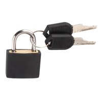 Bothyi - Mini Candado Antirrobo Cerradura Caja De Plástico Para Diario Joyero Negro