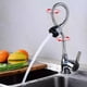 thumbnail image 5 of Llave Grifería Lavaplatos Flexible Doble Chorro Multifuncional Fregadero Mezclador De Agua Monomando, 5 of 5