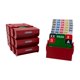 thumbnail image 1 of Baron Barclay Cajas de Puja para Bridge – Set de 4 Cartas de Plástico Rojas, 1 of 6