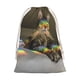 thumbnail image 1 of NYAN CAT Bolsa de regalo con cierre de cinta navideño para decoración de Navidad,50cm×76 cm., 1 of 6
