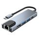 thumbnail image 1 of Hub 5 en 1 USB-C USB 3.0 HDMI 4K PD LAN RJ45 gigabit #3, 1 of 3
