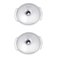 Magideal - 1 Par De Tapones Para Los Oídos, De Fabricación De Joyas, Tapones De Bloqueo, Respaldos Para Pendientes, Topes Para Pendientes Para , 6 Mm Plata De 6 Mm.