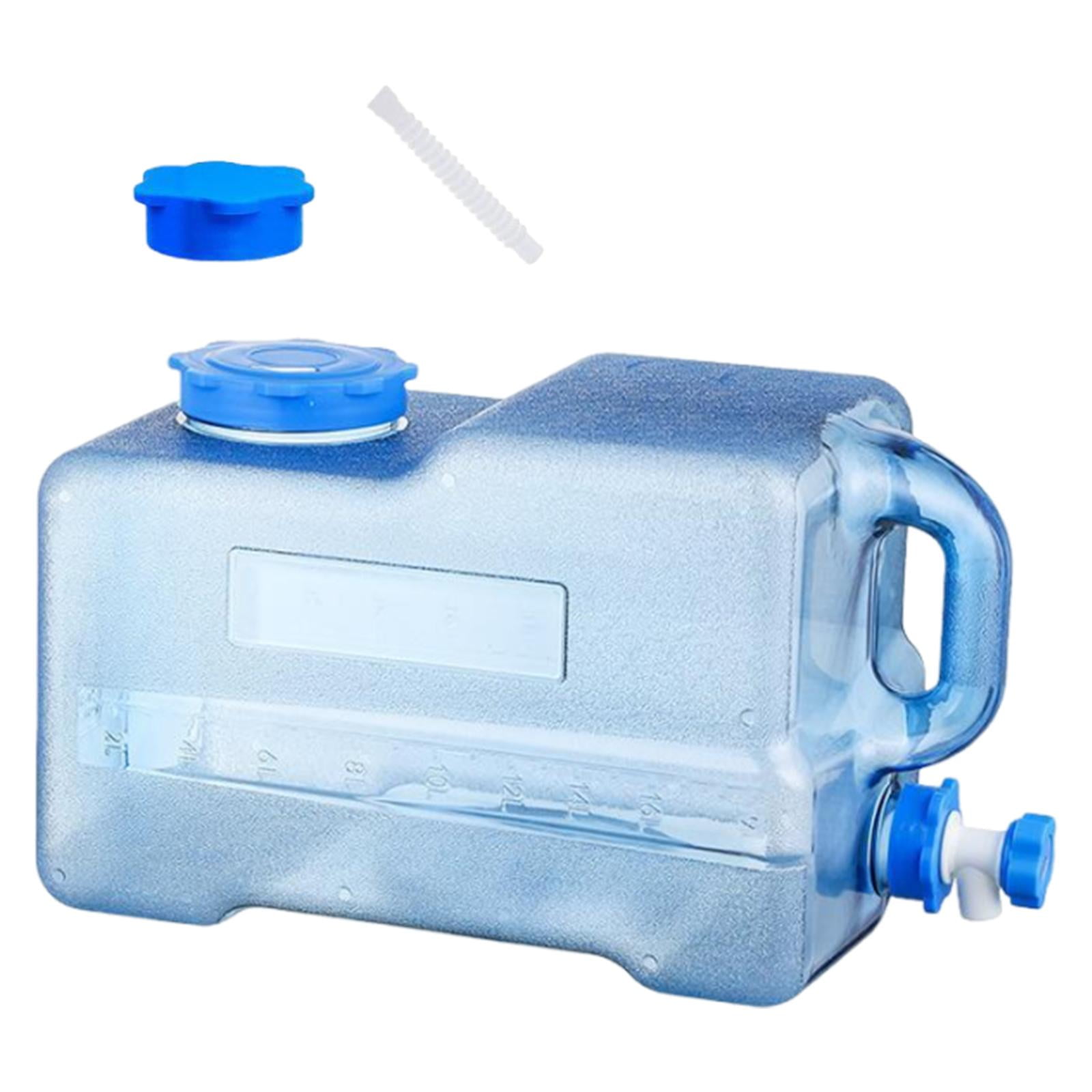 Magideal - Contenedor De Agua Para Acampar Con Grifo, Jarra Grande De Almacenamiento De Agua Sin Fugas, Soporte De Agua Para Vehículos Recreativos, Lavado A Mano 19l