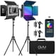thumbnail image 1 of Luz de vídeo LED RGB GVM 680RS de 50 W con control Bluetooth x2, 1 of 9
