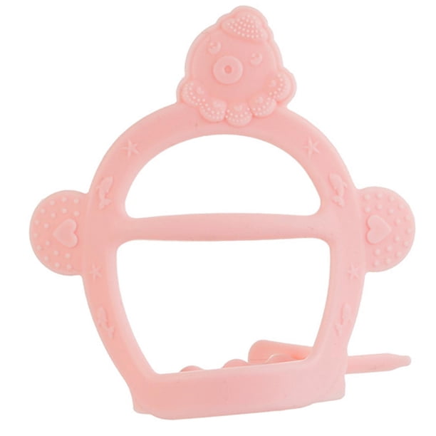 Baby Molar Stick Toy Dentición Calmante De Silicona De Grado Alimenticio Para Niños Pequeños Pink