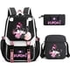 thumbnail image 1 of 3pcs Kuromi Backpacks Patchwork Capacity Women Men Travel Mochilas With Shoulder Bags Ins Laptop Teens School Bags, 1 of 3