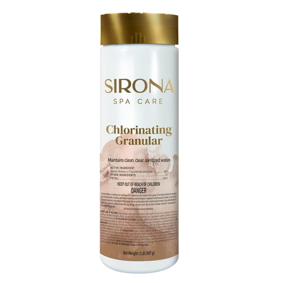 Gránulos clorantes Sirona 907 g para spas