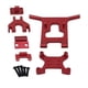 thumbnail image 2 of Torre De Choque De Parachoques Delantero De Metal Para Coche RC Para Wltoys 124018 1/12 Rojo, 2 of 5