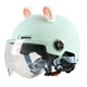 thumbnail image 3 of Accesorio Para Casco De Ciclomotor Jet Para Motocicletas Eléctricas Chopper Moped Verde, 3 of 5