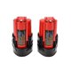thumbnail image 2 of Batería Milwaukee M12 12 V 1.5 Ah de iones de litio, paquete de 2, 2 of 2