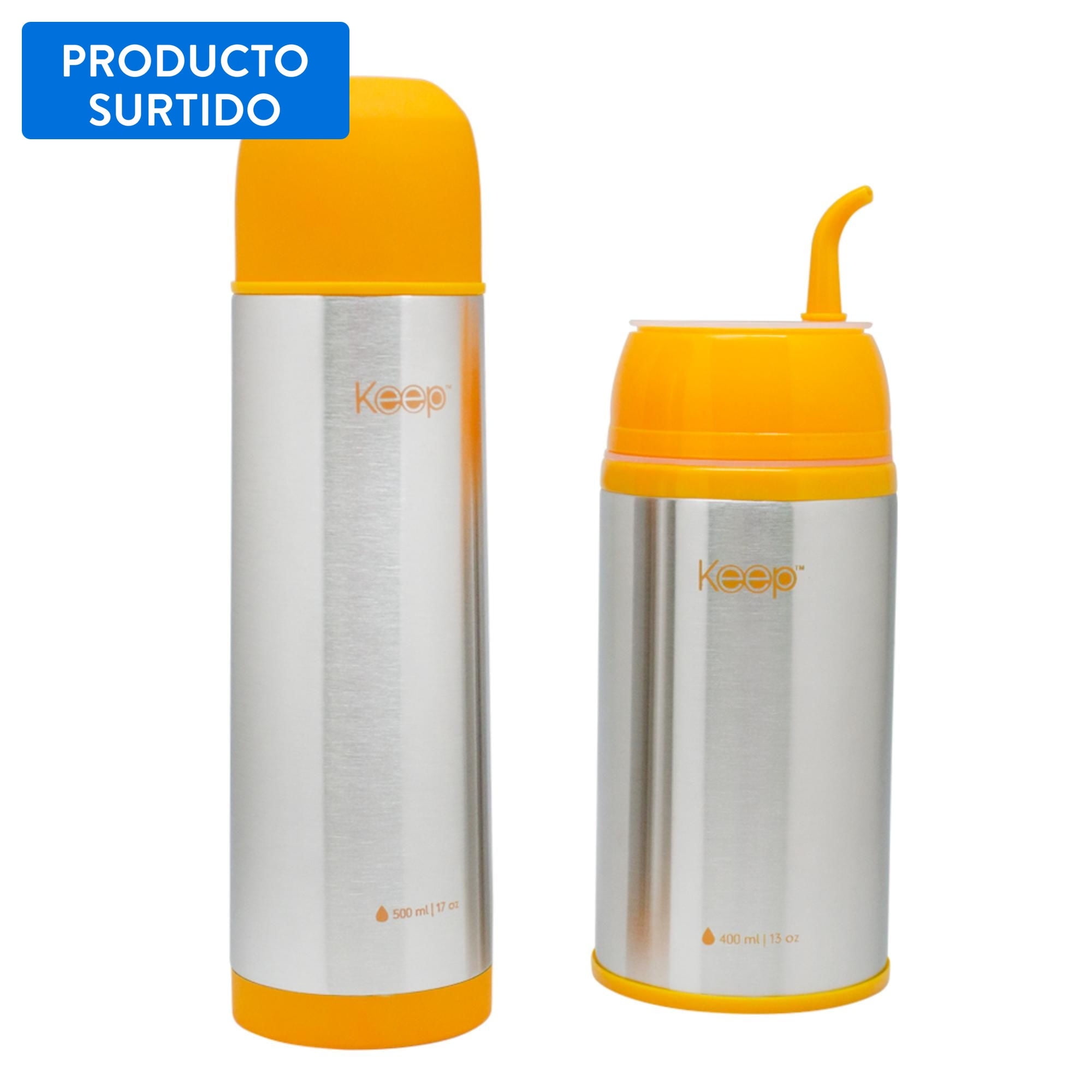 Keep - Set 2 Termos Mate + Bala Multicolor