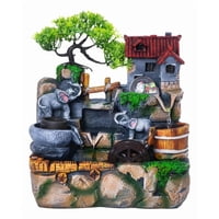 Genérico - Fuente Agua Elefantes Adorno Mesa Decorativo Hogar Jhn