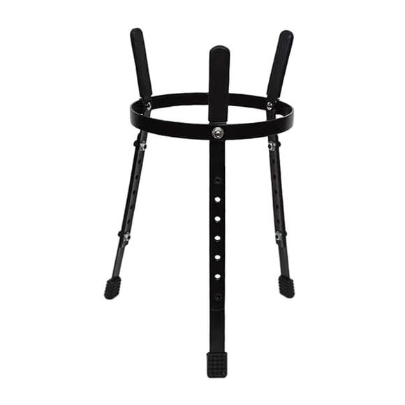 Soporte de barril sentado Soporte de conga Soporte de tambor ligero Soporte de instrumento Base Soporte de tambor ajustable de metal Accesorios de , 11 pulgadas