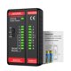 thumbnail image 1 of Comprobador de cables de red HABOTEST HT812A RJ45, puerto RJ11, 60 V, 1 of 9