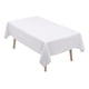 thumbnail image 1 of Mantel De Hule Mesa Rectangular Diseño Liso 140x180cm blanco, 1 of 3