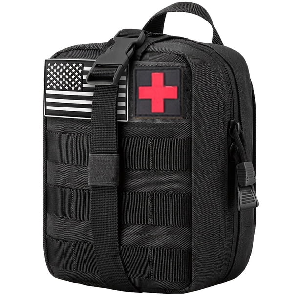 1pc Tactical Rip-Away First-Aid Pouch: The Perfect Emergency Medical Bag For Your Molle IFAK!