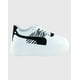 thumbnail image 2 of Zapatilla front Zebra Blanco Danicolle, 2 of 4