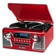 thumbnail image 1 of Tocadiscos Retro Bluetooth Victrola Haley Rojo con Centro Multimedia y Altavoces Integrados, 1 of 3