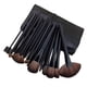thumbnail image 3 of 24 Uds. Juegos de brochas de maquillaje, sintética, brochas cosméticas con bolsa de rodillos, herramientas de maquillaje, brocha para , negro, 3 of 5