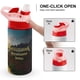 thumbnail image 4 of El Mago de la Ciudad EsmeraldaBotella de Agua con Tapa Pop Top de Un Toque, Acero Inoxidable, a Prueba de Fugas, para Deportes, Botella Infantil rosa 12 oz, 4 of 6