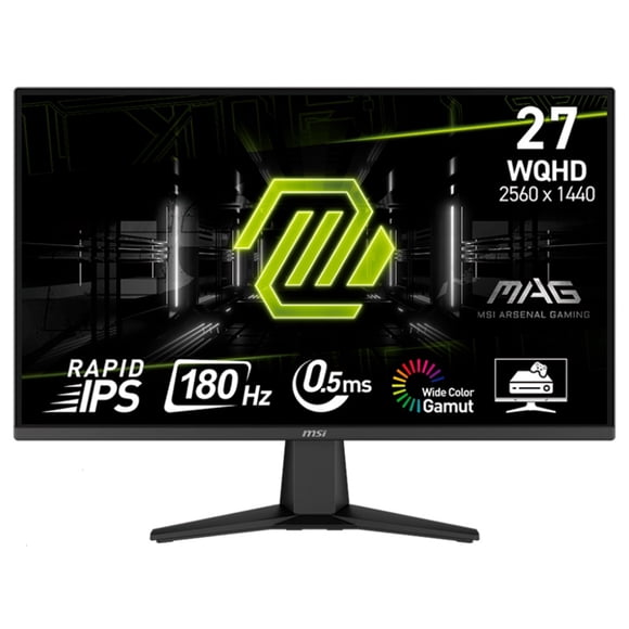 Monitor Gamer MSI 27” WQHD 180HZ 0.5MS MAG 275QF