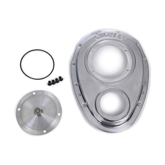 Kit de Cubierta de Distribución Cloyes de Aluminio Pulido para Small Block Chevy