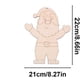 thumbnail image 4 of Carillón de viento de madera para manualidades - Kits de carillón de viento de madera para Navidad para niños, carillón de viento decorativo de madera para colgar al aire libre, regalo de cumpleaños p, 4 of 7