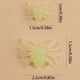 thumbnail image 4 of 50pcs Glow-in-the-Dark Halloween Spiders - Festive Plastic Toys for DIY Simulation Animals and Dark Night Decoration, 4 of 4