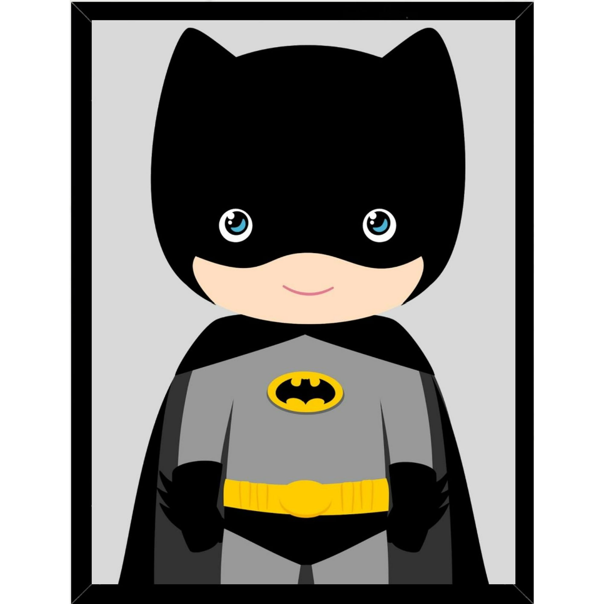 Genérico - Cuadro Decorativo Batman Infantil Medidas 30x40 Cm