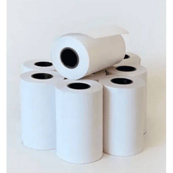 100 Rollos Papel Térmico 57 x 30 mm