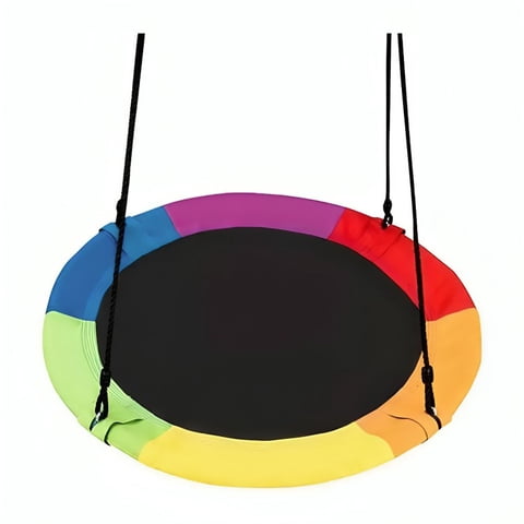 Genérico - Columpio Mecedor Ovalado Multicolor