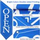 thumbnail image 5 of Bandera OPEN yeload 42x12 pulgadas, kit para exteriores, color negro, 5 of 7
