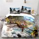 thumbnail image 1 of Game Tomb Raider Bedding Set Boys Girls Size Duvet Cover Pillowcase Bed Kids Adult Home Textile Bed Sheets, 1 of 5