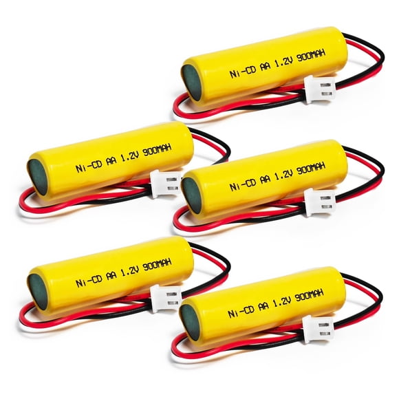 Batería Aa 1 2v 900mah Ni cd Paquete De 5