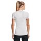 thumbnail image 2 of Camiseta Under Armour HeatGear Compression para mujer, color blanco, 2 of 3