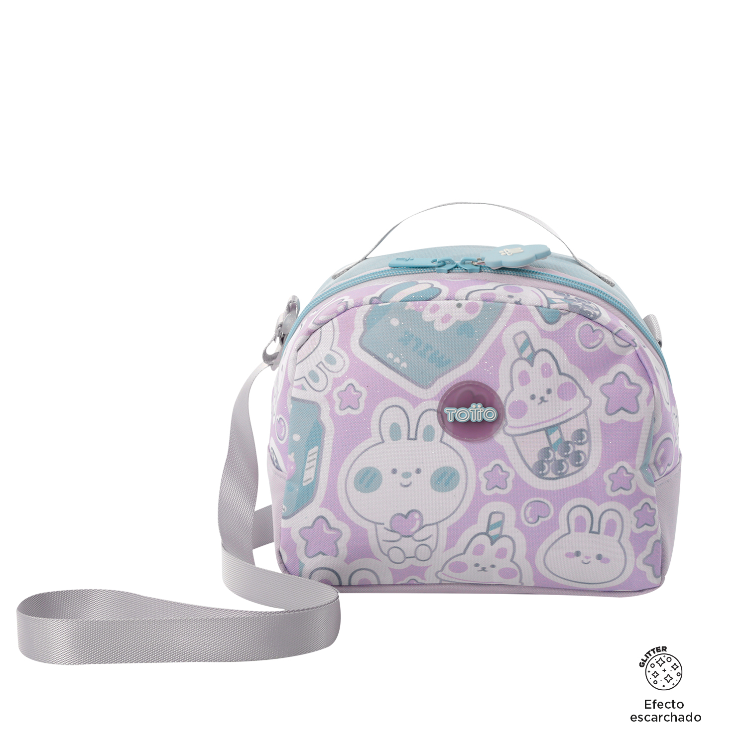 Lonchera Térmica Escolar Para Niña Kawi Mediana Morada Totto